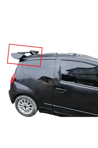 Citroen C2 Büyük Dtm Spoiler Boyasız - Astarlı