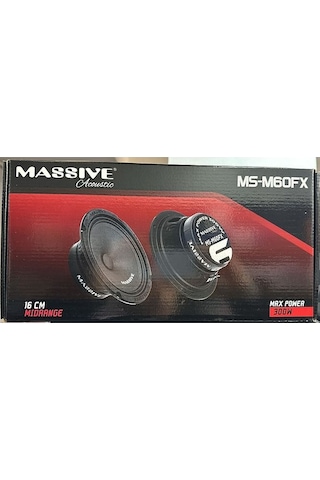 Massive Ms-m60fx 16 Cm Midrange 300w Maksimum 120w Rms Çift Fiyatıdır