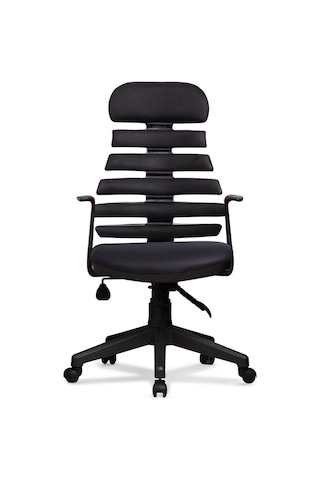 Ev Ve Ofis Çalışma Sandalyesi Bilgisayar Ve Yönetici Koltuğu Zebra Model Siyah