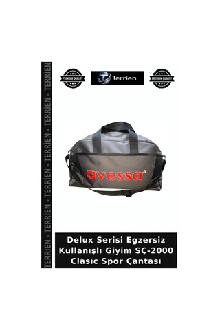 Delux Serisi Egzersiz Kullanışlı Giyim Sç-2000 Clasıc Spor Çantası