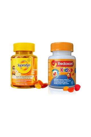 Supradyn Kids 60'lı + Redoxon Kids 60'lı 2'li Set