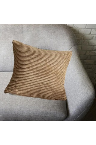 Homyl Kadife Yastık Kılıfı - Lüks Kahverengi