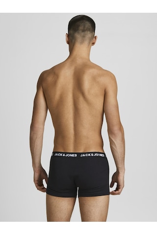 Jack & Jones 5'li Düz Renk Boxer Paketi - 12142342 Çok Renkli