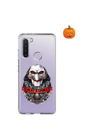 Dali Design Samsung Galaxy A21 Uyumlu Şeffaf Kılıf Horror 7 Tasarımlı
