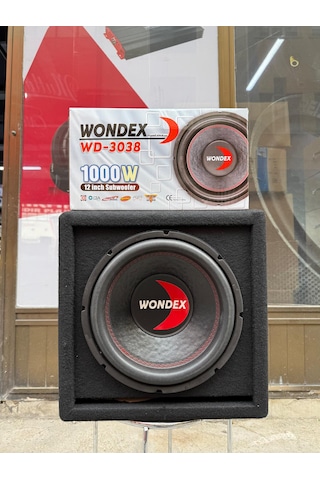 Wd-3038 L Port Mini Kare Kabinli 30 Cm Subwoofer Bas 1000wat 350w Rms Bufır