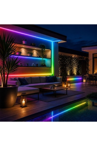 Zmr Zmr-635/b.kk Neon Led Şerit Rgb Kırmızı, Yeşil, Mavi 12 Volt 120 Ledli 5 Metre