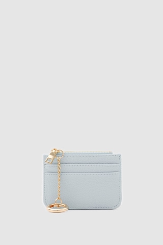 Shule Bags Nook Fermuarlı Charm Kartlık Bebe Mavi