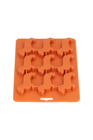 Konesam 9'lu Köpek Şekilli Silikon Molde - Gıda Grubu Bpa-free Buzluk, Çikolata Ve Pastane Kalıbı Diğer