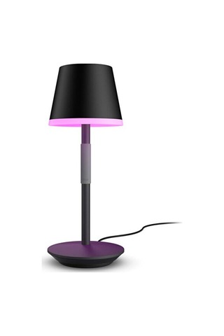 Philips Hue Go Belle Taşınabilir Siyah Masa Lambası Siyah