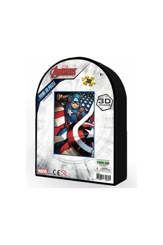 Captain America 300 Parça Puzzle 35584 - Metal Kutu