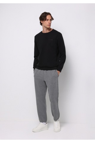 Colins Loose Fit Orta Bel Düz Erkek Antrasit Eşofman Altı Cl1077101 Q1.v2 Anm Antra Melanj