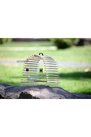 Naturbird Şeffaf Kuş Taşıma Kafesi