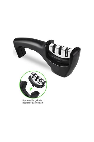 Kırmızı Üç Aşamalı Hızlı Elmas Tungsten Çelik Kalemtıraş Ev Mutfak Aracı