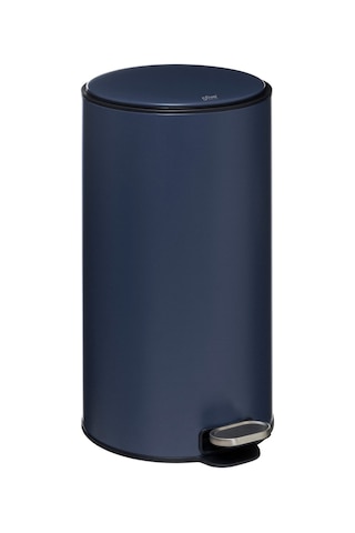 5five Çöp Kovaları Simply Smart Delta 30 Lt Metal Petrol Mavisi Koyu Mavi