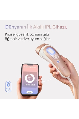 Braun Skin I-expert Pl7147 Akıllı Ipl 2 Başlıklı Lazer Epilasyon + Çanta + Venus Tıraş