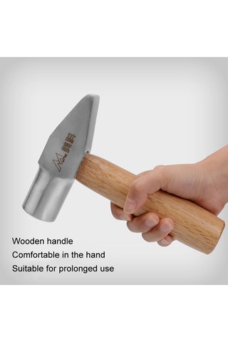 Mytec Küçük Gümüşçü Çekiç Aracı Kısa Saplı Küçük Çekiç El Yapımı Yuvarlak Kafa Ördek Gagası Çekiç