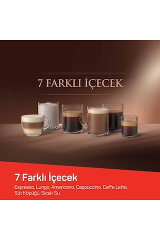 Arzum OK0047 Okka Barista Compact 1400 W Süt Hazneli 15 Bar Basınçlı Otomatik Espresso Makinesi