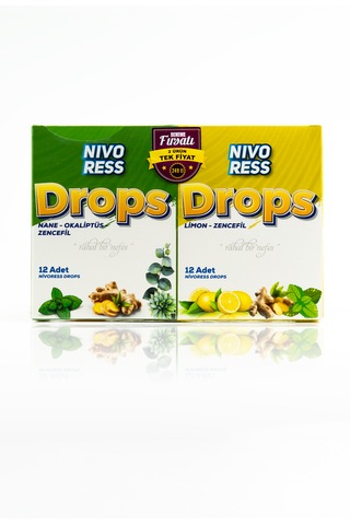 Nivoress Drops Nane Okaliptüs Zencefil Limon 24 Adet