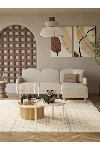 Eco Bohem Köşe Takımı, İskandinav L Koltuk, Modern Köşe Koltuk