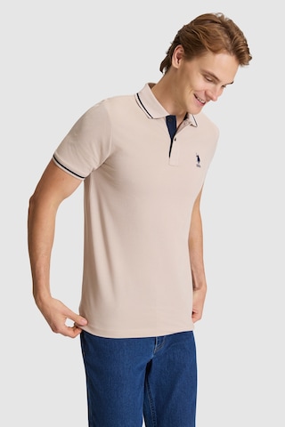 U.S. Polo Assn. U.s. Polo Assn. Erkek Taş Tişört Basic 50326975-vr049 Taş Rengi
