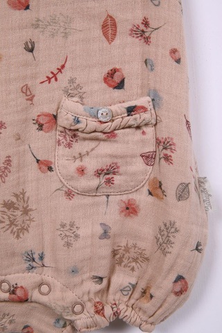 Babydola %100 Pamuk Kız Bebek Tulum Bayramlık 12049 001