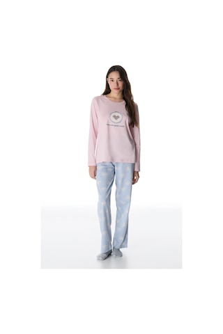Penti Renkli Pretty Hearts Pantolon Pijama Takımı