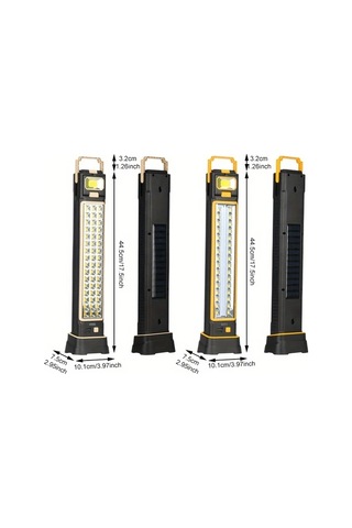 Xuweiwei 1 Mavi Ecopower Taşınabilir Güneş Enerjili Çadır Işığı 6 Modlu Led Projektör 1200mah Pil Kamp Ev