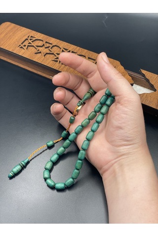 El Yapımı Şimşir Tespih 11x7 Mm