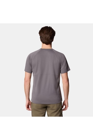 Columbia Ao0944 Alpine Chill Pro Ss Crew Erkek T-shirt-31744 Koyu Gri