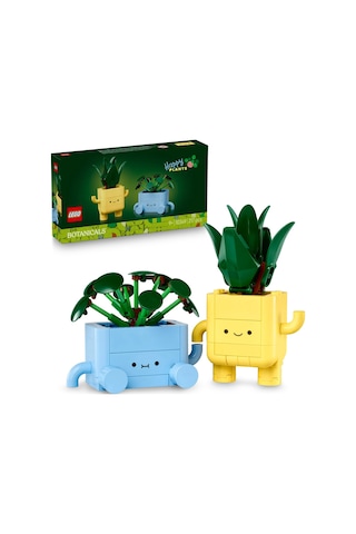 LEGO® Botanicals Mutlu Bitkiler 10349 - 9 Yaş ve Üzeri Çocuklar için Yaratıcı Oyuncak Yapım Seti (217 Parça)