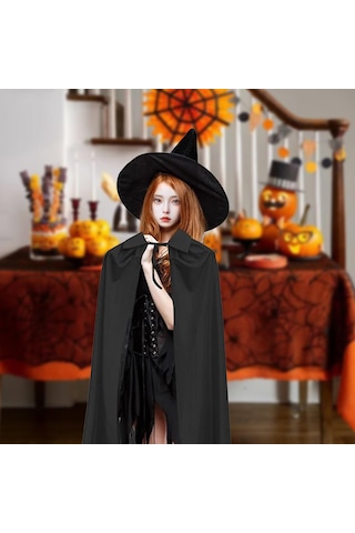 Suntek 2 Parça Sivri Büyücü Şapkası Fantezi Elbise Parti