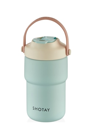Shotay Askılı Mug Pastel Unisex Termos 450 Ml. Sht-st-8099-2 Çok Renkli