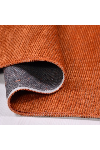 Çam Halı Crea Decolux Azade 8200 Kiremit Özel Kaymaz Tabanlı Pamuk Dokuma Kilim - 120x180