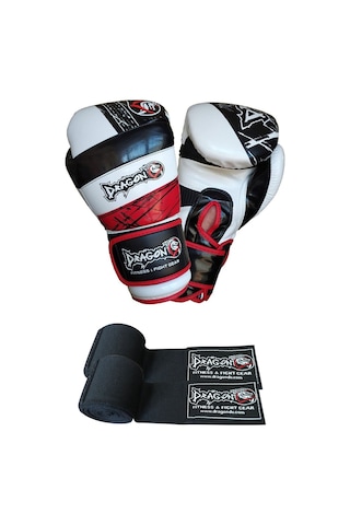 A3Spor Dragon Red Land Boks Eldiveni Ve Bandaj 2’Li Set