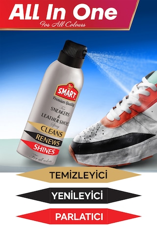 Spor Ayakkabı Ve Deri Ayakkabı Temizleyici All İn Renksiz (Naturel)