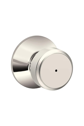 F40 Bwe 618 Bowery Knob Bed And Bath, Parlatılmış Nikel By Schlage Lock Company