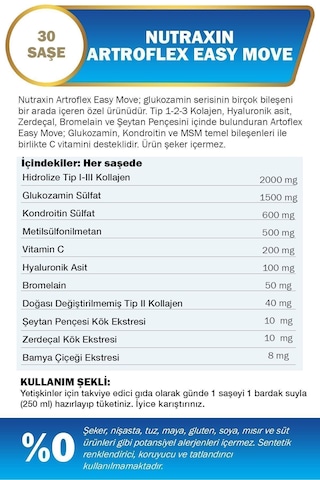 Nutraxin Artroflex Easy Move 3 x 30 Saşe