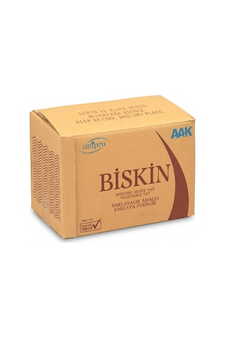 Biskin Baklavalık Sade 20 Kg Profesyonel Fırıncılık Ve Baklava Yağı