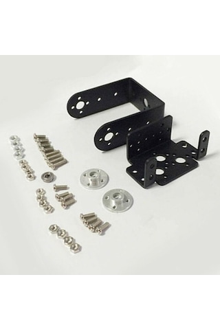 Metal Pan Tilt 2 Eksen - 2 X Mg996R Dahil