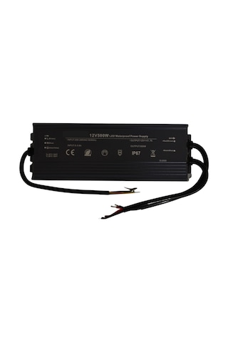 HazarLed 12 Volt 41,7 Amper Ip67 Su Geçirmez Dış Cephe Led Adaptör 500 Watt