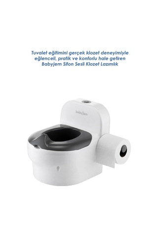 Bebeğimin İlk Tuvaleti Sifon Sesli Lazımlık Oturak