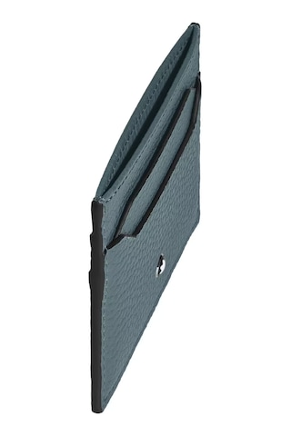Mont Blanc Montblanc Grain Deri 5 Bölmeli Kartlık 223033 Mavi