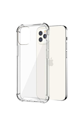 Kilifone - İphone 14 Pro Uyumlu Kılıf Şeffaf Koruyucu Nitro Anti Shock Silikon - Renksiz - T24655