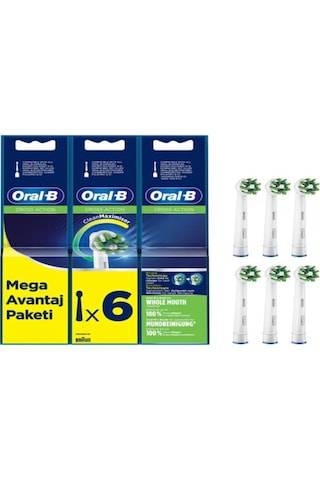 Oral-B Cross Action Diş Fırçası Yedek Başlığı 6'lı Oral-B Cross Action Diş Fırçası Yedek Başlığı 6'lı