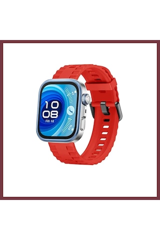 Storeşahin Huawei Watch Fit 3 Klasik Kordon - Kırmızı Shn0720