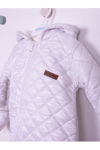 Ekru Mikro Kozmonot Eldiven Patikli Astronot Tulum Ekru