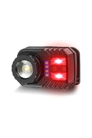Peakstar Ps-571 Sensör Xpg Cob Led Usb Şarj Edilebilir Lityum Pilli Zoomlu Kafa Lambası Çok Renkli
