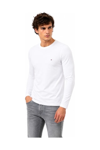 Baglan Erkek Sıfıryaka Mevsimlik Body Sweatshırt Bgl-st05447 Beyaz