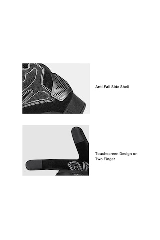 Lemestar Erkek Ve Kadın Motosiklet Eldivenleri - Kaydırmaz, Nefes Alabilir, Dokunmatik Uyumlu, Yol Yarışı Ve Bisiklet İçin