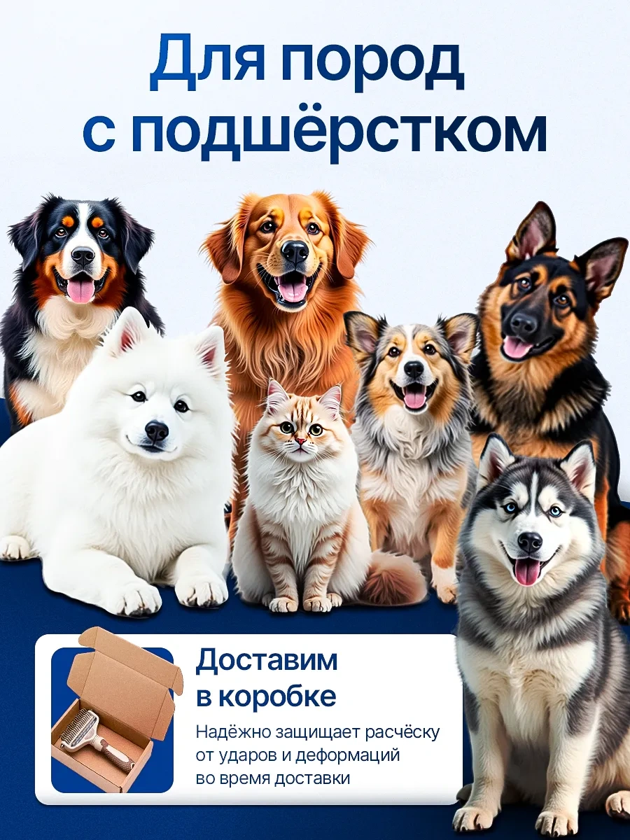 Lapkiclub Büyük Irklar İçin Taranmış Köpekler İçin Tüy Dökme Fırçası Chutney 281423236